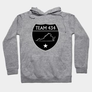 TEAM 434 - PHASE IV BLACK SHIELD Hoodie